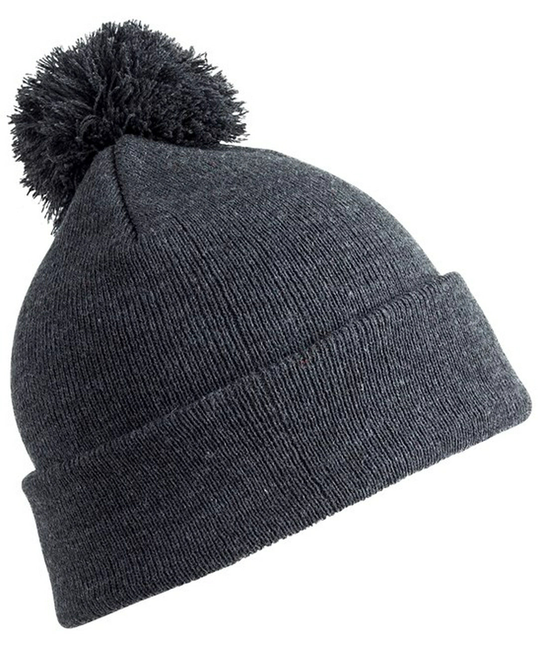 Result RC28J Junior Pom Pom Beanie Heavyweight knit 100% soft touch acrylic - COOZO