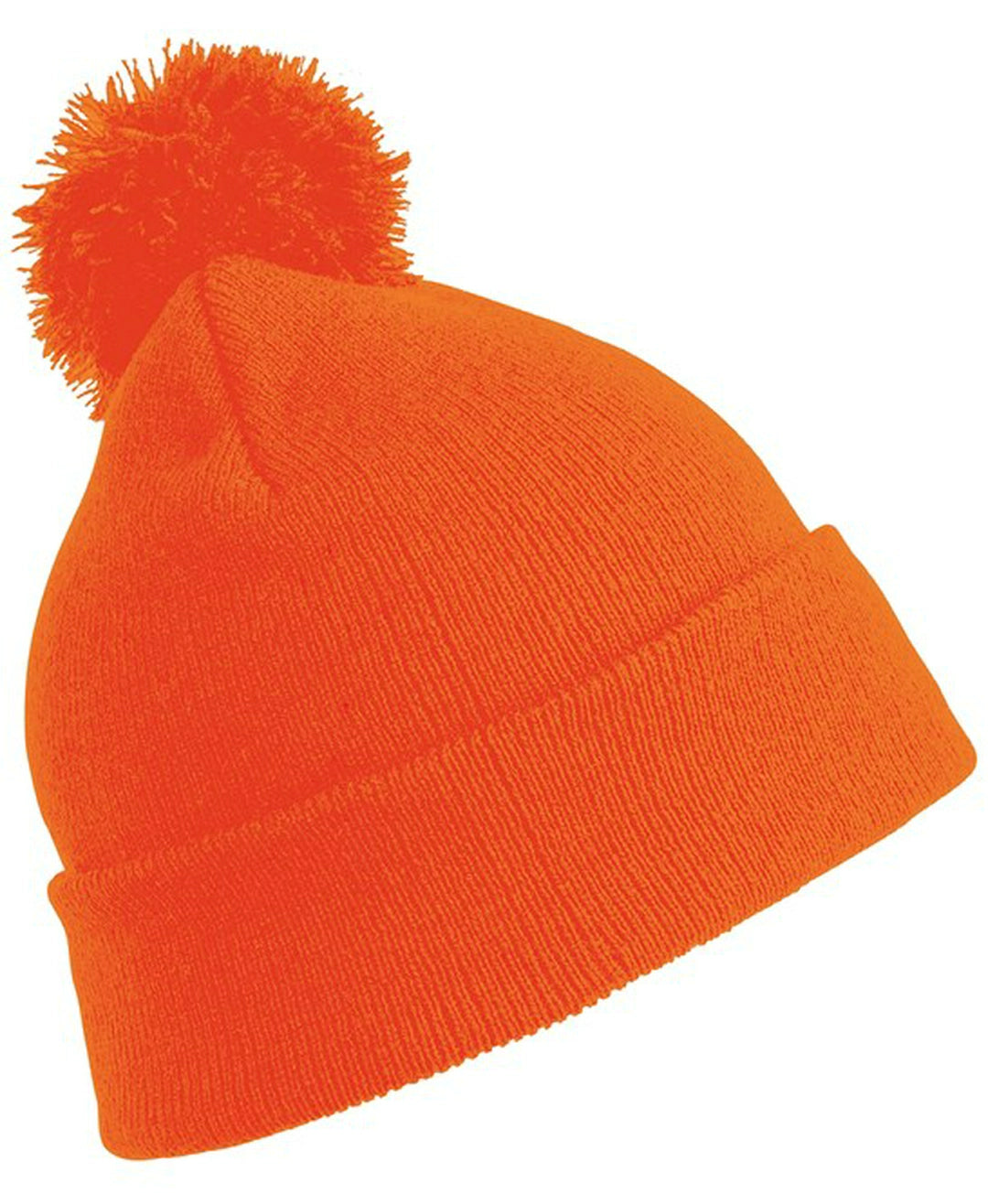 Result RC28J Junior Pom Pom Beanie Heavyweight knit 100% soft touch acrylic - COOZO