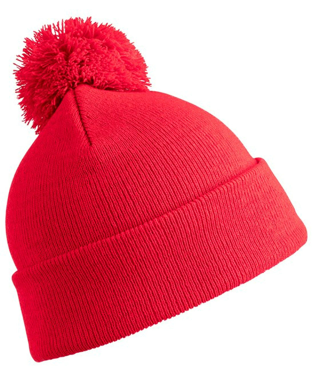 Result RC28J Junior Pom Pom Beanie Heavyweight knit 100% soft touch acrylic - COOZO