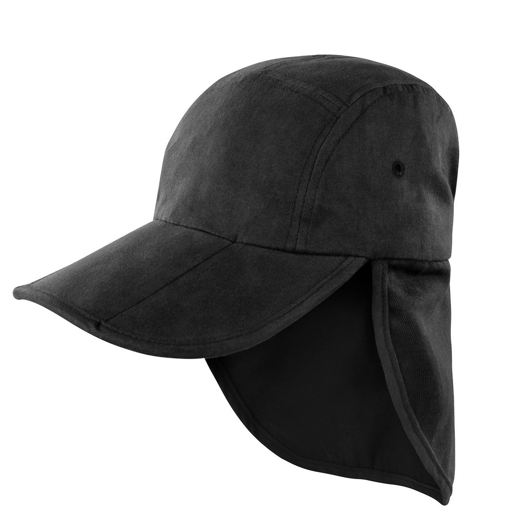 Result RC76X Fold Up Legionnaire Hat 100% Plush cotton - COOZO