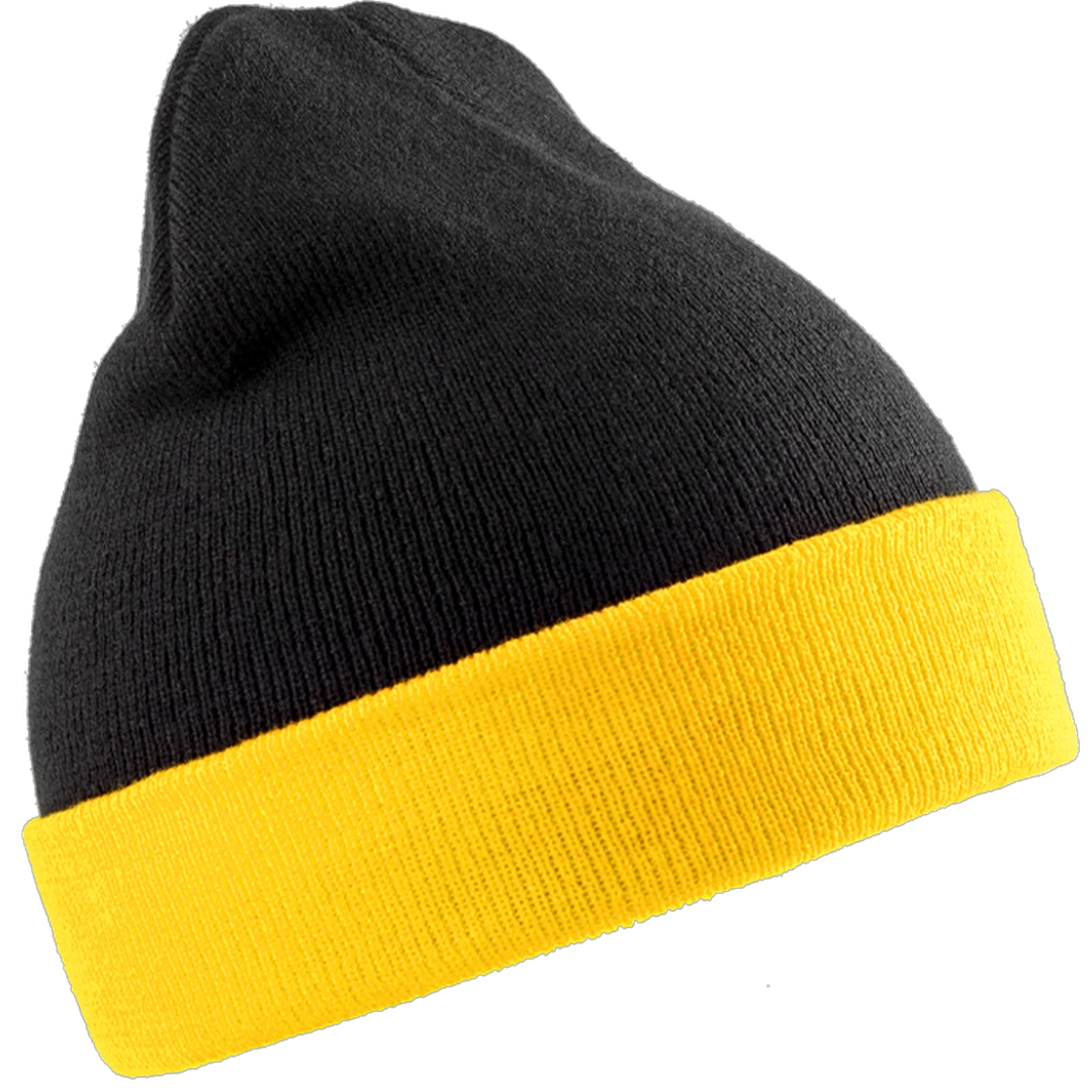 Result RC930X Recycled Black Compass Beanie - COOZO