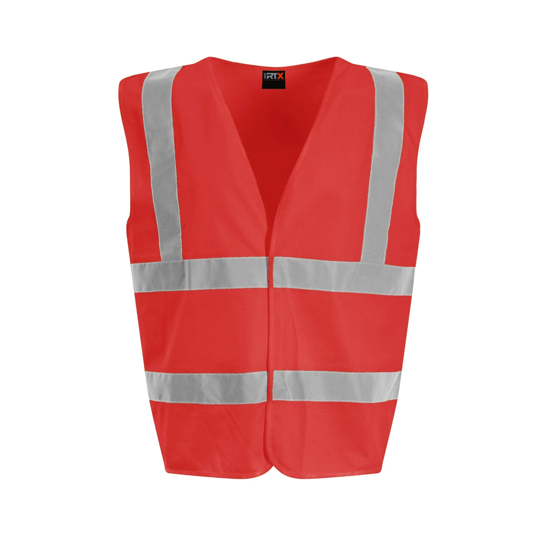PRO RTX HIGH VISIBILITY RX70J Kids waistcoat Over shoulder and around body reflective tape - COOZO