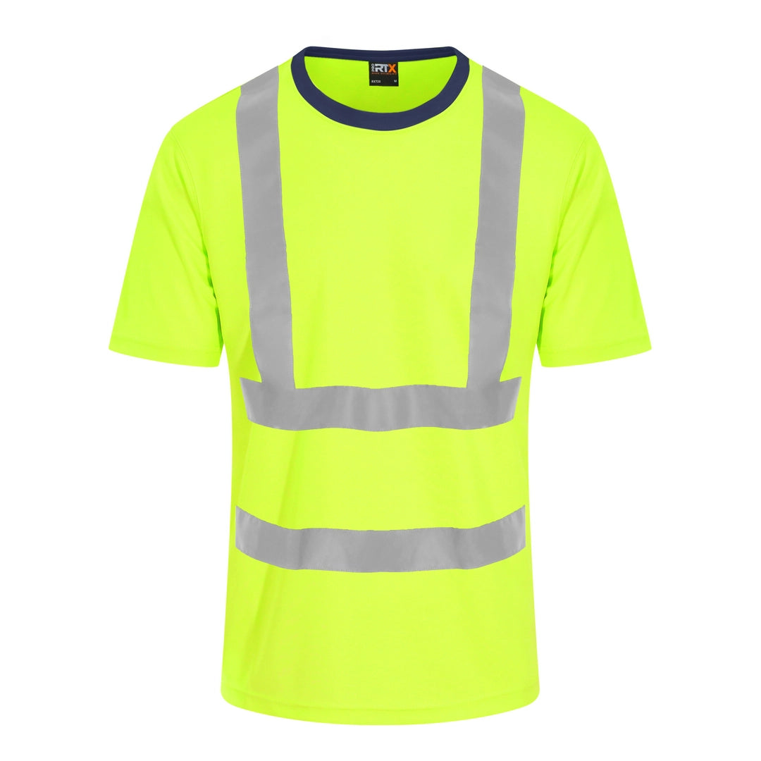 PRO RTX HIGH VISIBILITY RX720 t-shirt lightweight breathable Birdseye polyester - COOZO