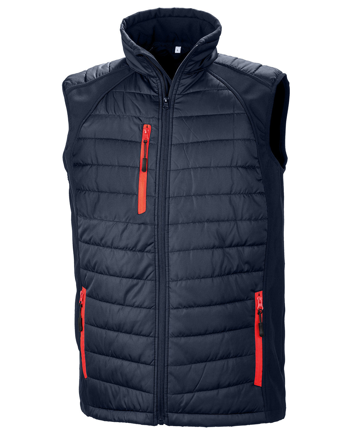 Result R238X Black Compass Pad Softshell Gilet - COOZO