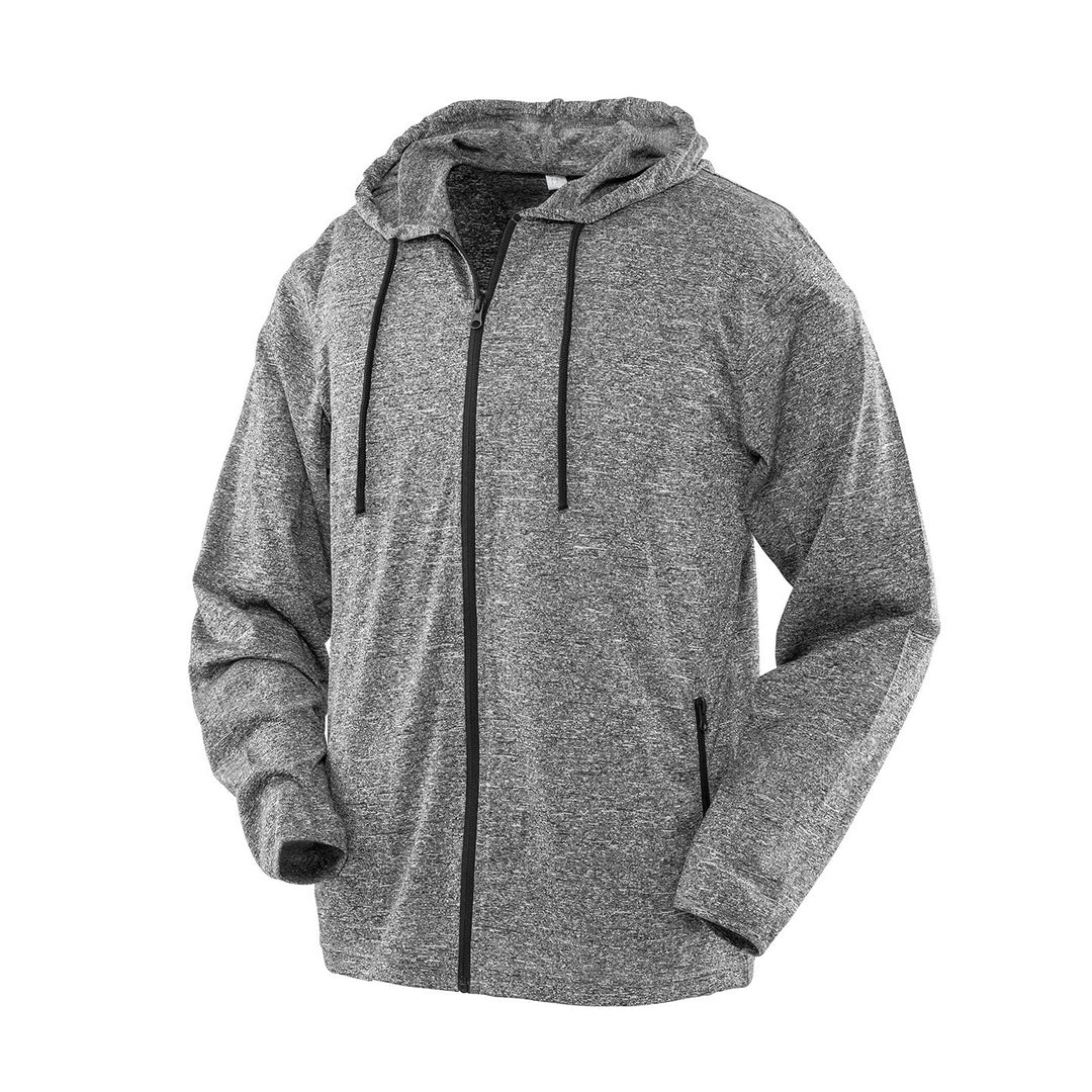 Spiro S277M Men's Hooded Tee-Jacket - COOZO