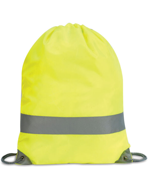 Shugon SH5892 Classic Water-resistant Hi-Vis Stafford Drawstring Tote Backpack 11 litres - COOZO
