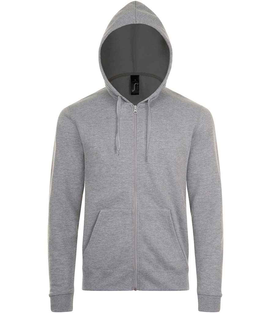 SOL'S Stone Zip Hooded Sweatshirt SOL01714 - COOZO