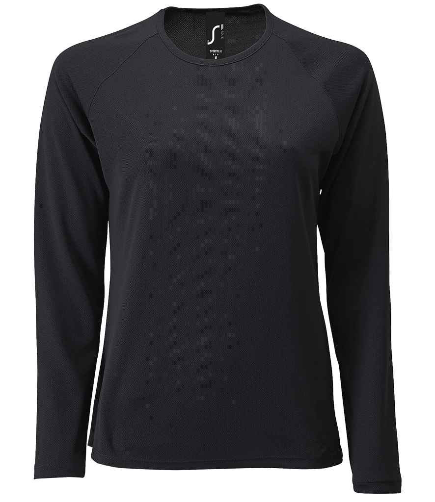 SOL'S Ladies Sporty Long Sleeve Performance T-Shirt SOL02072 - COOZO
