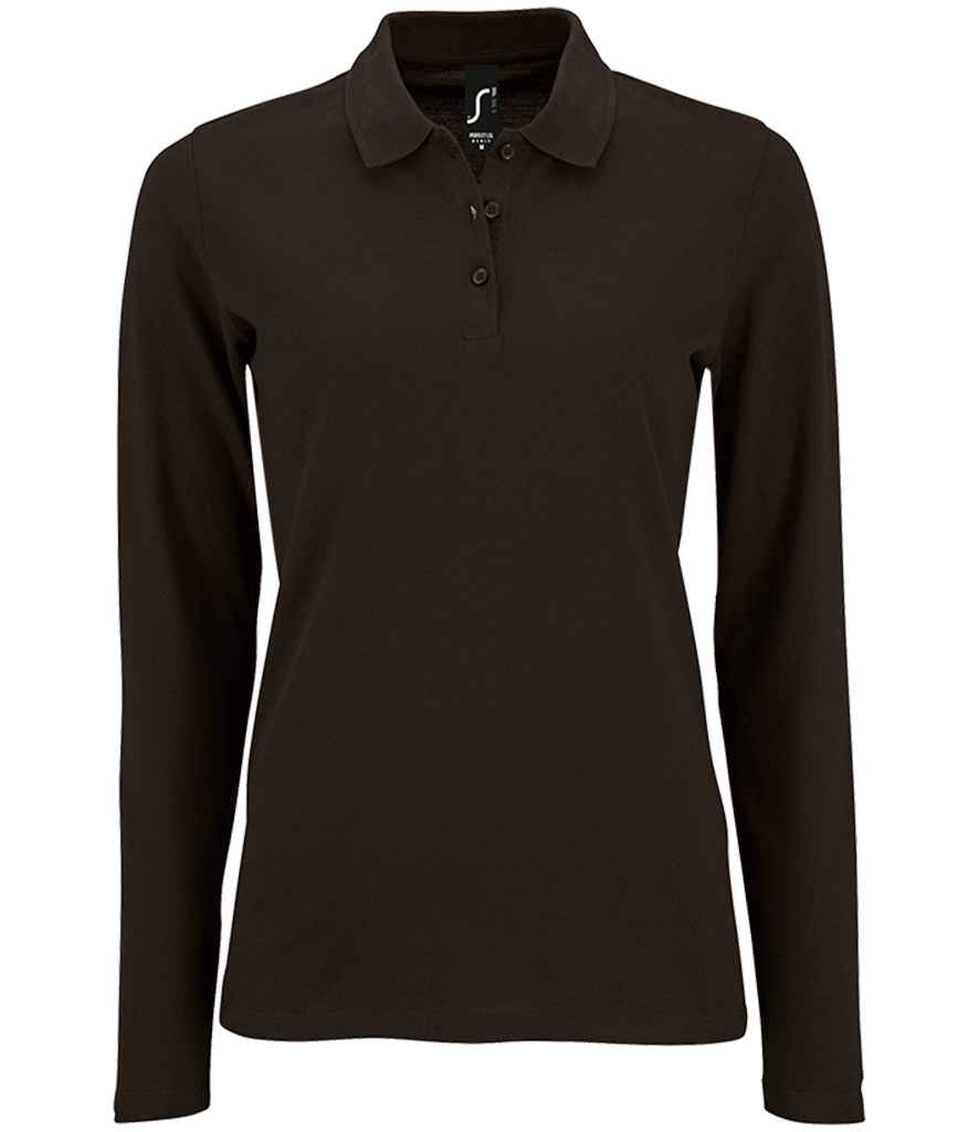 SOL'S Ladies Perfect Long Sleeve Piqu¡§| Polo Shirt - COOZO