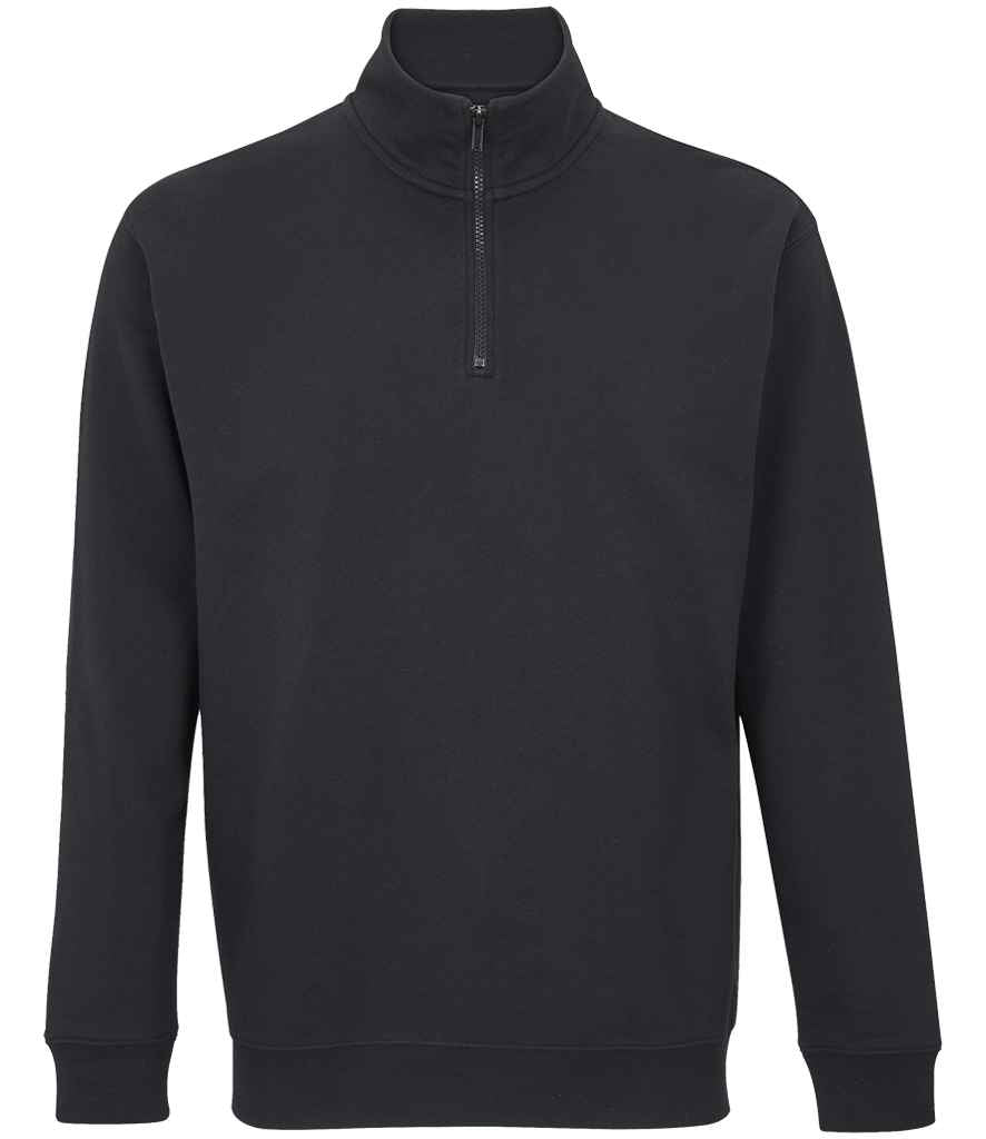 SOL'S SOL04234 Unisex Conrad 1/4 Zip Sweatshirt - COOZO