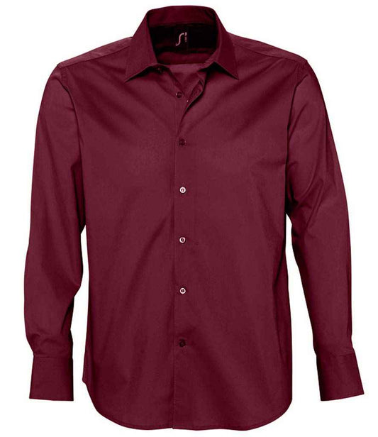 SOL'S SOL17000 Brighton Long Sleeve Fitted Shirt - COOZO