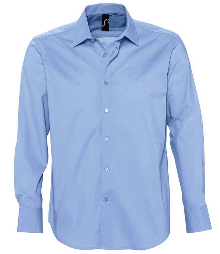 SOL'S SOL17000 Brighton Long Sleeve Fitted Shirt - COOZO