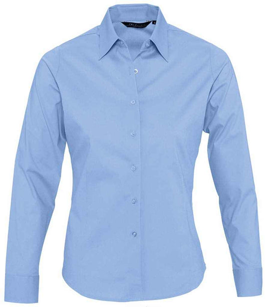 SOL'S SOL17015 Ladies Eden Long Sleeve Fitted Shirt - COOZO