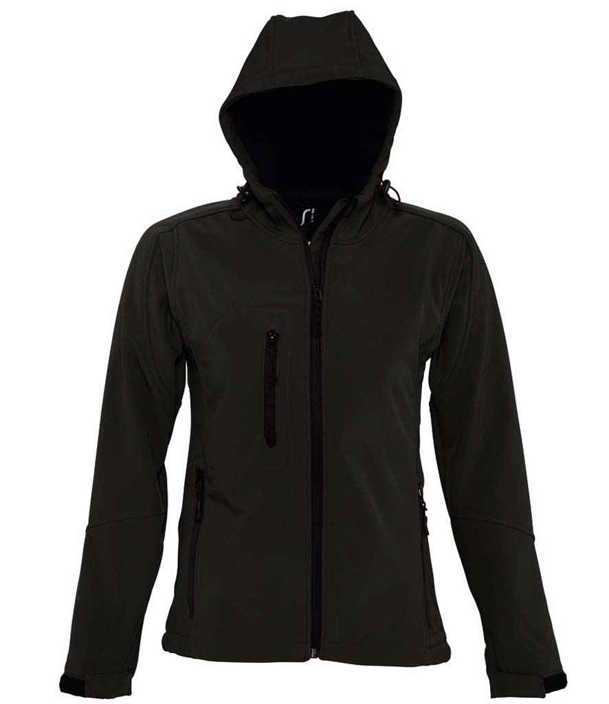 SOL'S Ladies Replay Hooded Soft Shell Jacket - COOZO