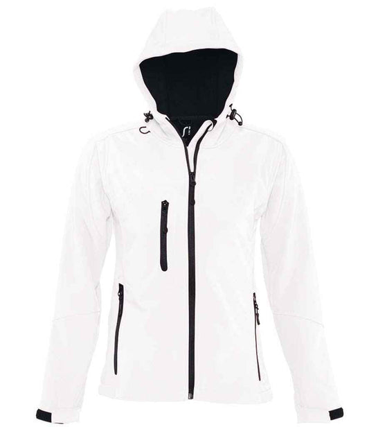 SOL'S Ladies Replay Hooded Soft Shell Jacket - COOZO