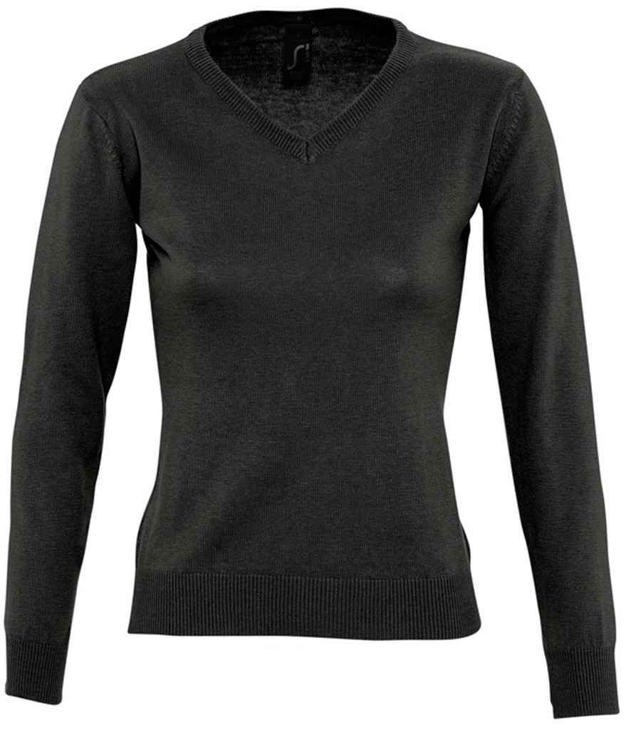 SOL'S SOL90010 Ladies Galaxy Cotton Acrylic V Neck Sweater - COOZO