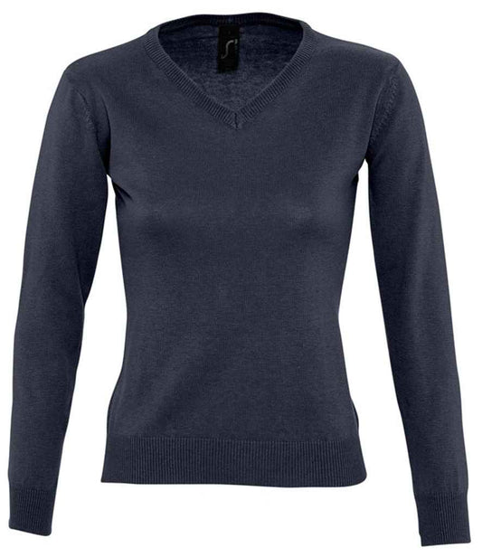 SOL'S SOL90010 Ladies Galaxy Cotton Acrylic V Neck Sweater - COOZO