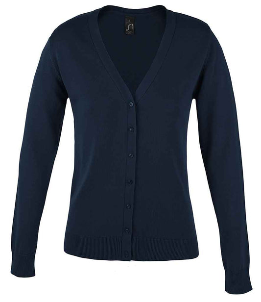 SOL'S SOL90012 Ladies Golden Cotton Acrylic V Neck Cardigan - COOZO