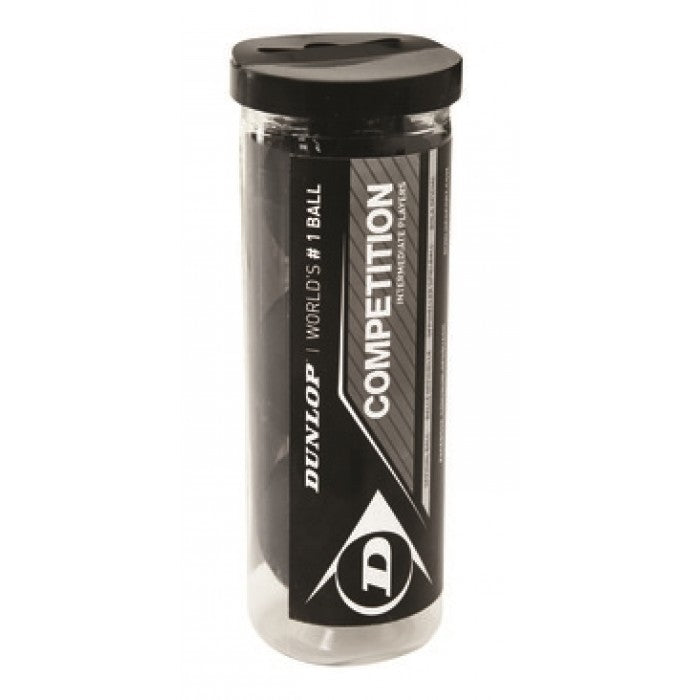 Dunlop / Slazenger SQBA3C Dunlop (3 Ball Tube) Sq. Balls Competition - COOZO