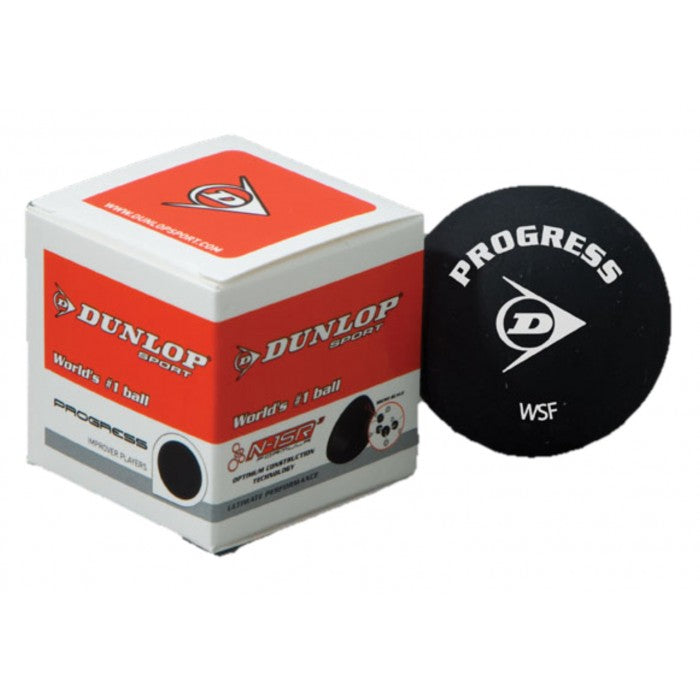 Dunlop / Slazenger SQBAM Squash Ball Progress Red - COOZO