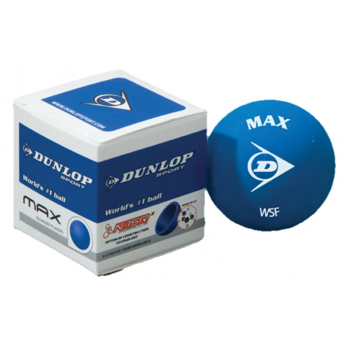 Dunlop / Slazenger SQBA Squash Balls Dunlop Intro Blue Speed - COOZO