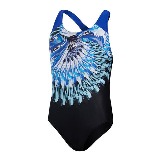 SPEEDO SSPCD Speedo Girls Digital Splash Back Swimming Costume - COOZO