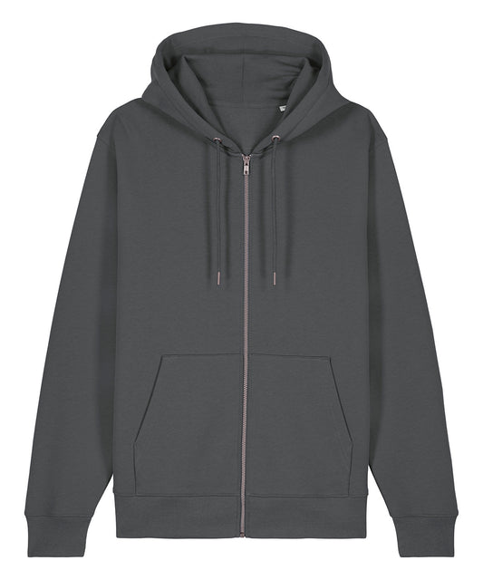 Stanley/Stella SX712 Unisex Cultivator 2.0 iconic zip-thru hoodie sweatshirt Dark Colours - COOZO