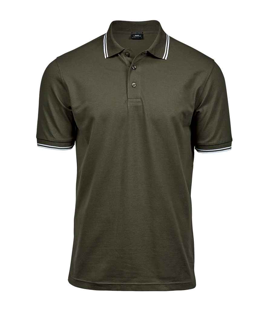 Tee Jays TJ1407 Tee Jays Luxury Stretch Tipped Polo Shirt - COOZO