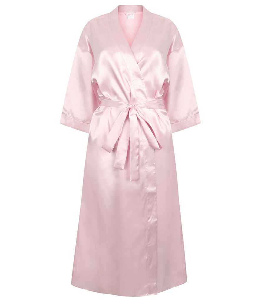 Towel City TC054 Towel City Ladies Satin Robe - COOZO