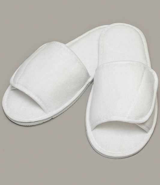 Towel City TC067 Towel City Open Toe Slippers - COOZO