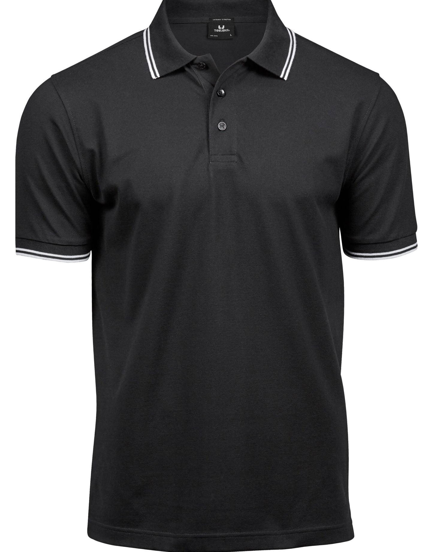Tee Jays Luxury Stretch Tipped Polo Shirt - COOZO