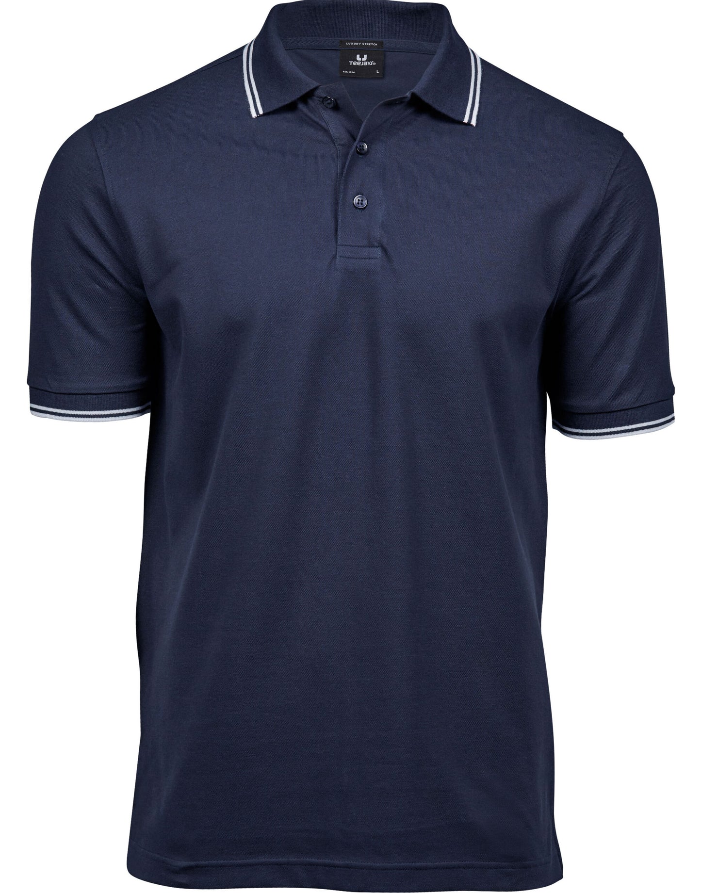 Tee Jays Luxury Stretch Tipped Polo Shirt - COOZO