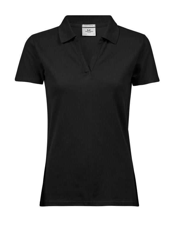 Tee Jays TJ1409 Women's Luxury Stretch V-Neck Polo - COOZO