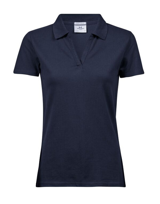 Tee Jays TJ1409 Women's Luxury Stretch V-Neck Polo - COOZO