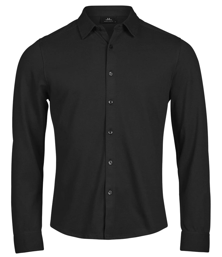 Tee Jays TJ1416 Luxury Organic Stretch Long Sleeve Shirt - COOZO