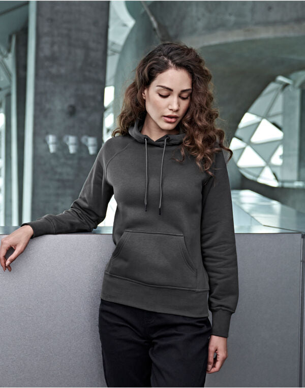 Tee Jays Ladies Raglan Hooded Sweatshirt - COOZO