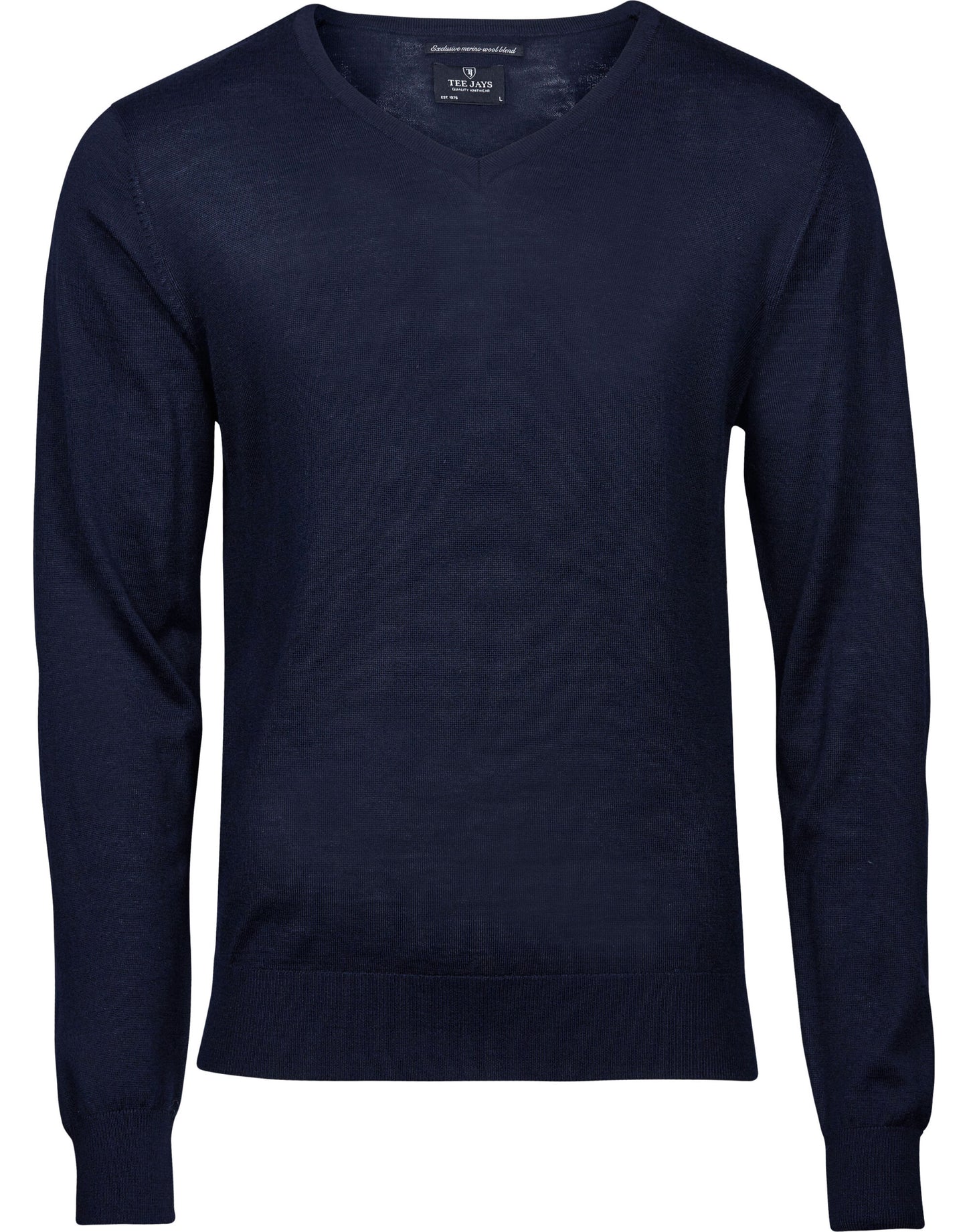 Men's V Neck Knitted Sweater - COOZO