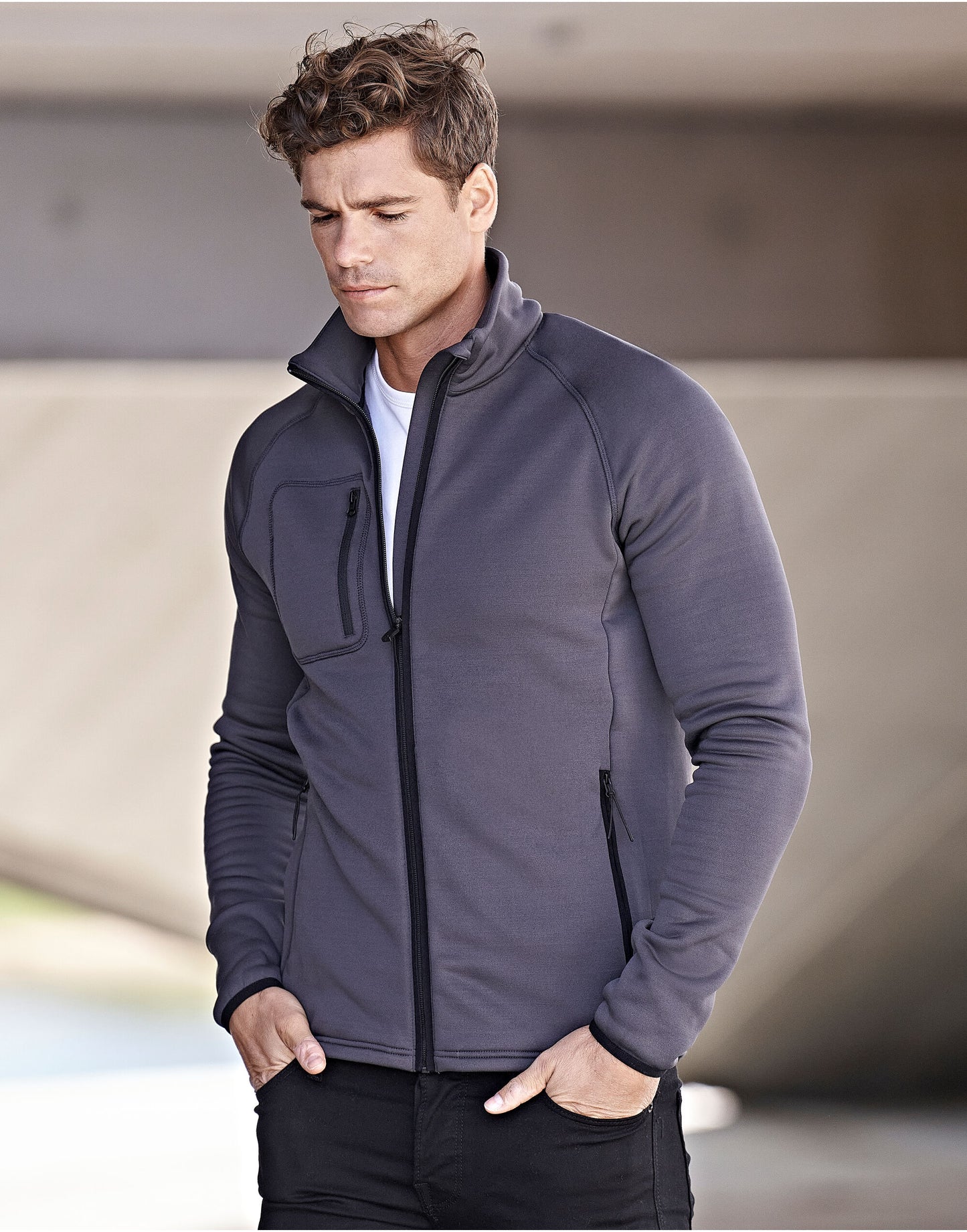 Tee Jays Stretch Fleece Jacket - COOZO