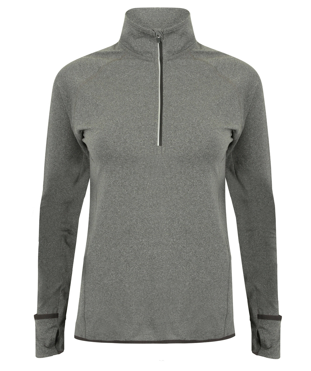 Tombo TL563 Ladies Long Sleeve Zip Neck Performance Top - COOZO