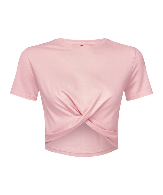 TriDri TR068 Women's twist crop top - COOZO