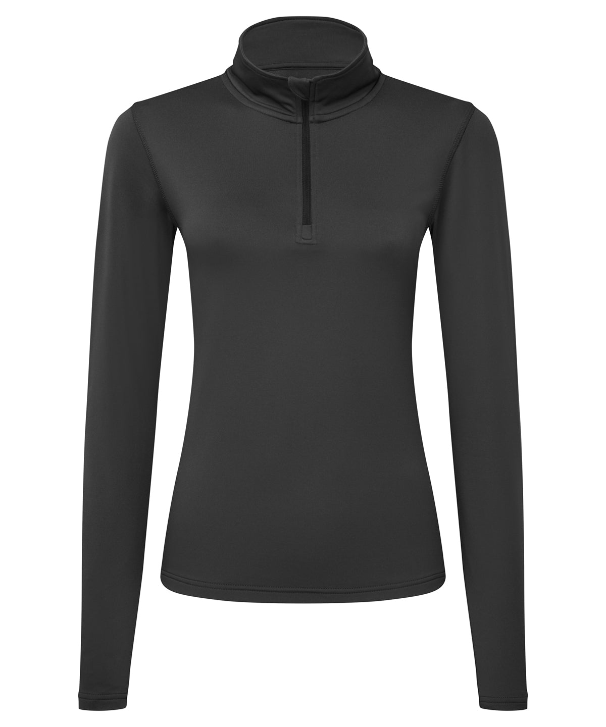 TriDri TR121 Women's recycled long sleeve brushed back ? zip top - COOZO