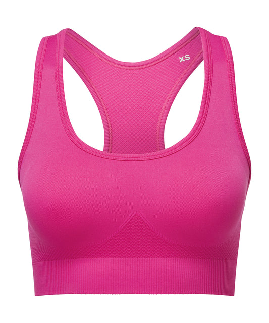 TriDri TR214 seamless '3D fit' multi-sport sculpt solid colour bra - COOZO