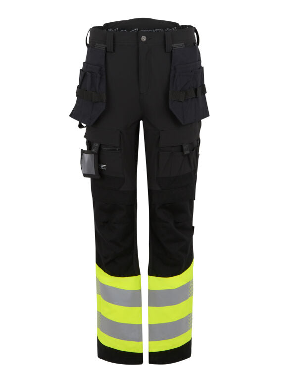 Regatta TRJ480R Hi-Vis X-Pro Stretch Holster Trousers (Class 1) - COOZO