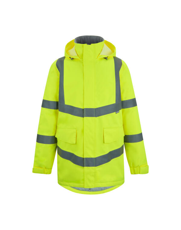 Hi-Vis TRW600 Pro Contract Dover Parka Jacket - COOZO
