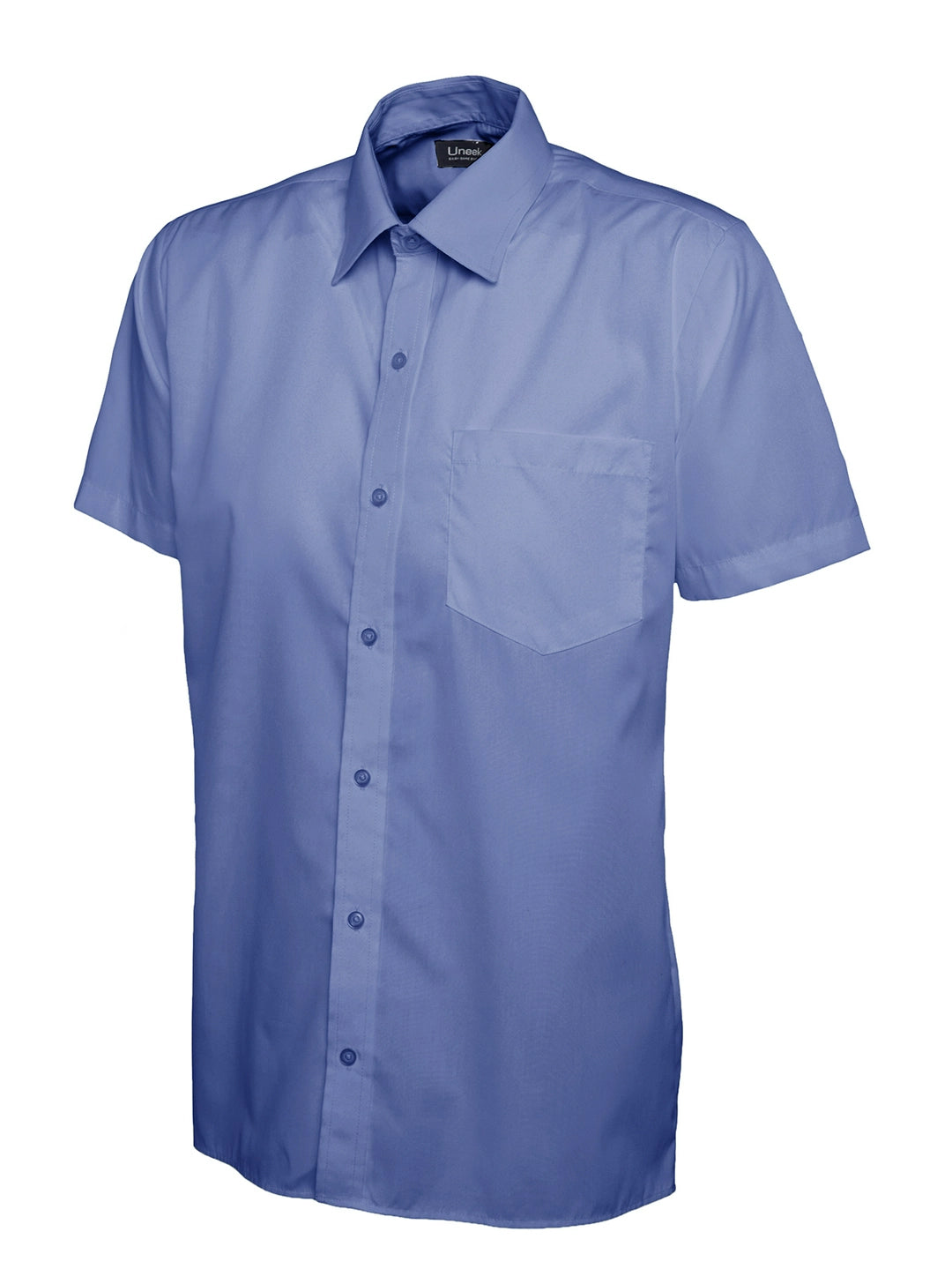 Uneek Clothing UC710 Mens Poplin Half Sleeve Shirt Other color - COOZO