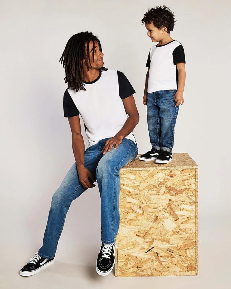 COOZO-MENS WHITE PANEL T