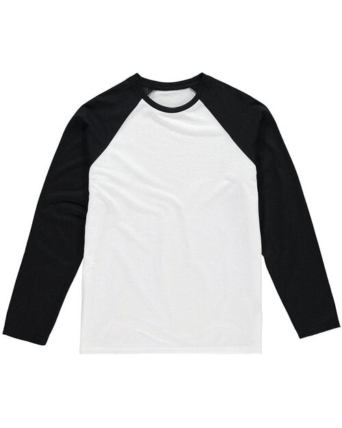 Vanilla VN104 Mens L/s Baseball Raglan - COOZO