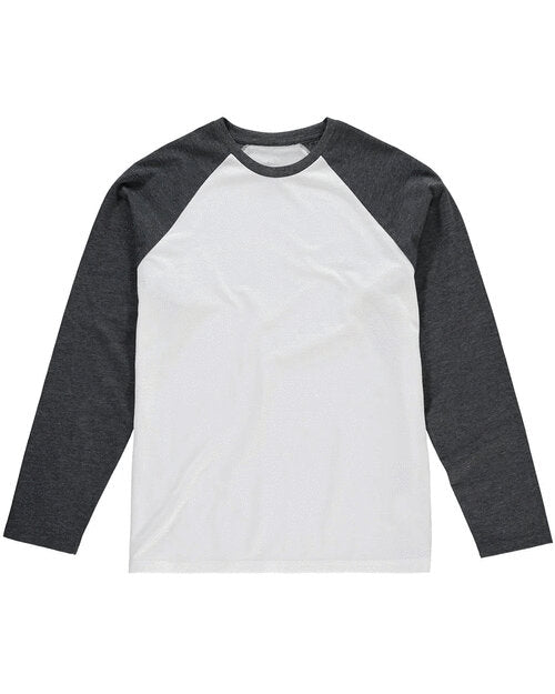 Vanilla VN104 Mens L/s Baseball Raglan - COOZO