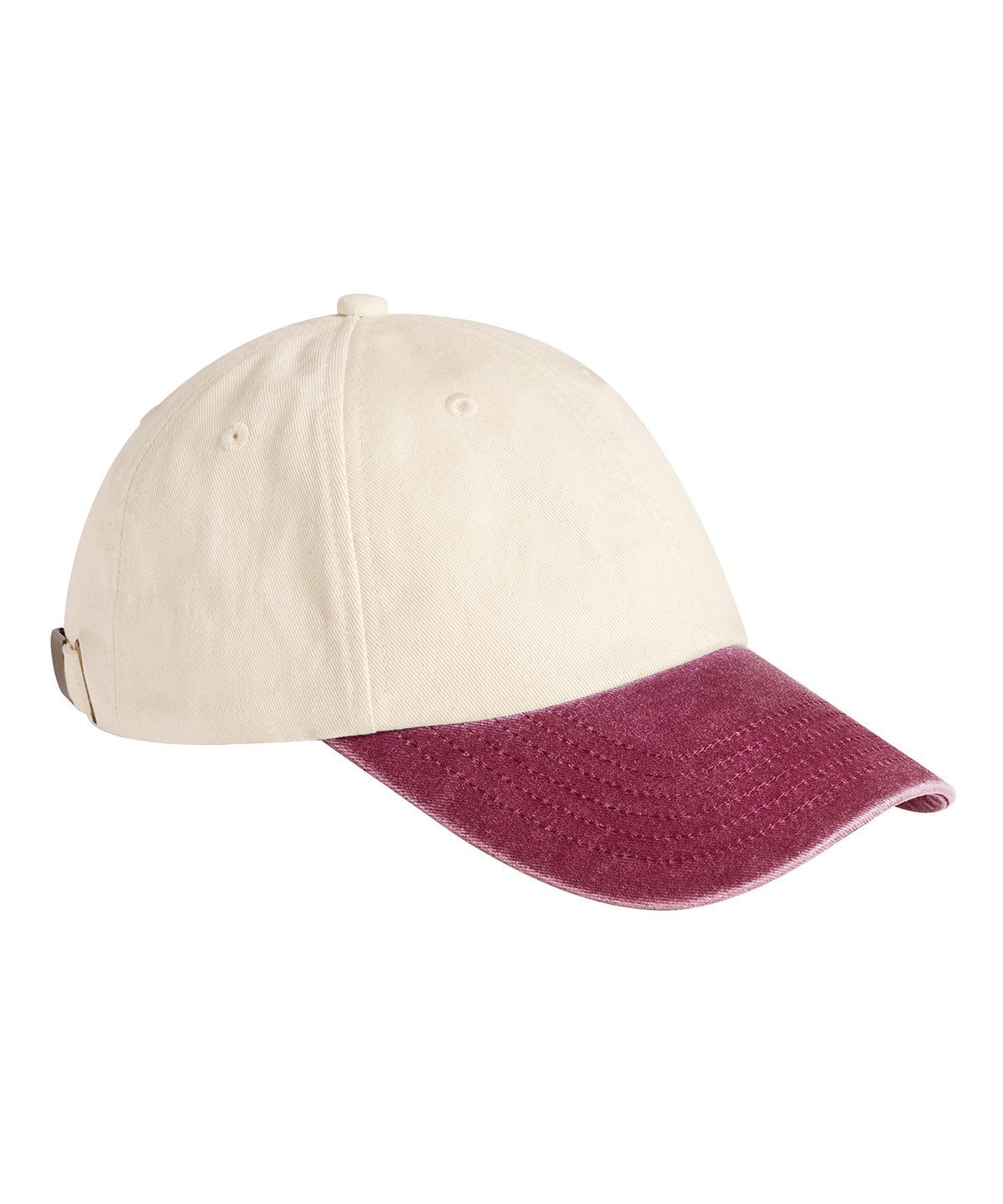 Beechfield B673 Contrast Peak Low Profile Vintage Cap