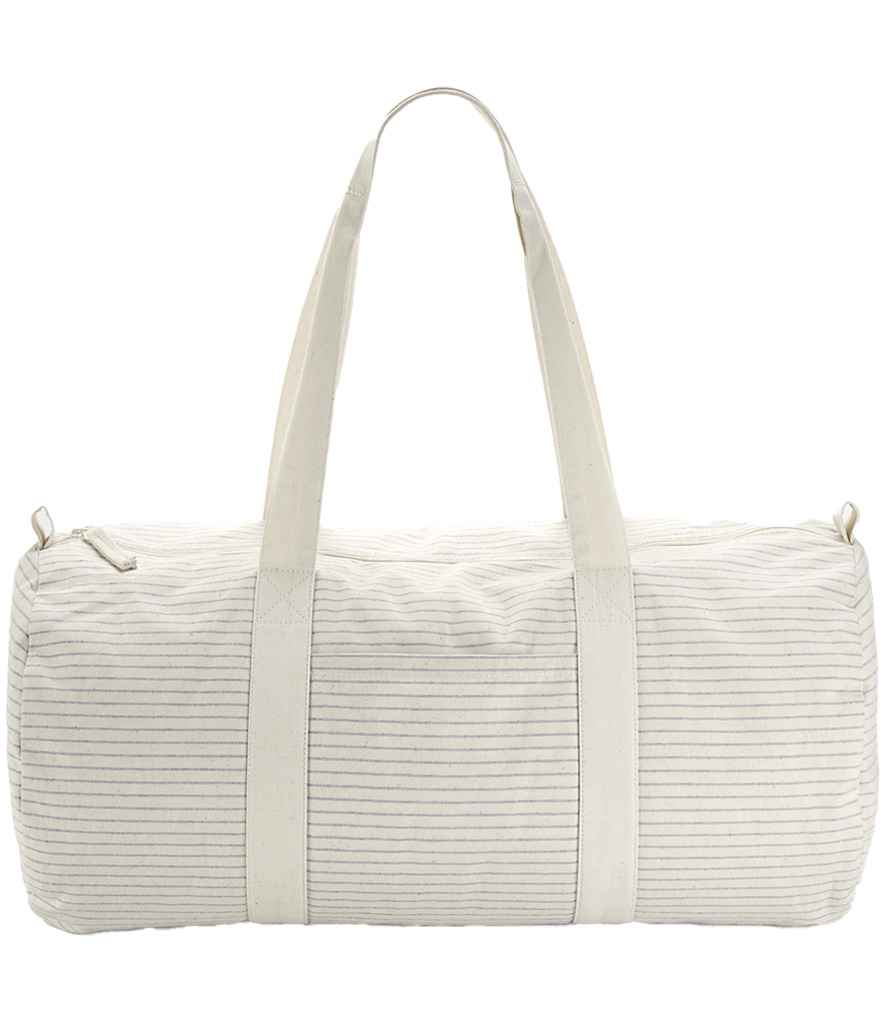 Westford Mill W258 Westford Mill Striped Organic Barrel Bag - COOZO